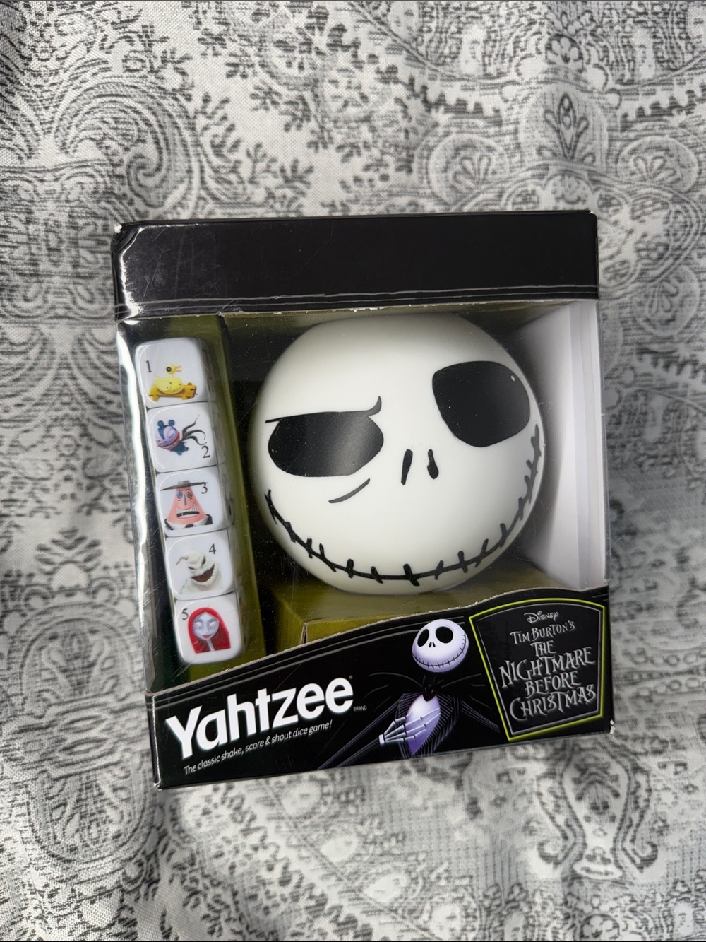 Nightmare Before Christmas Jack Skellington Yahtzee Game -NIB